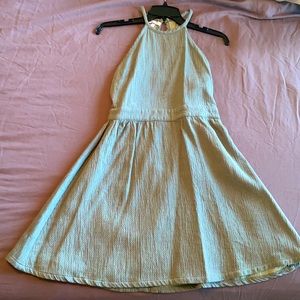 Delias green skater dress